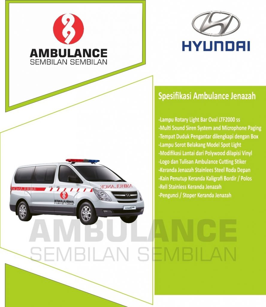 Ambulance Jenazah Hyundai Starex Mover