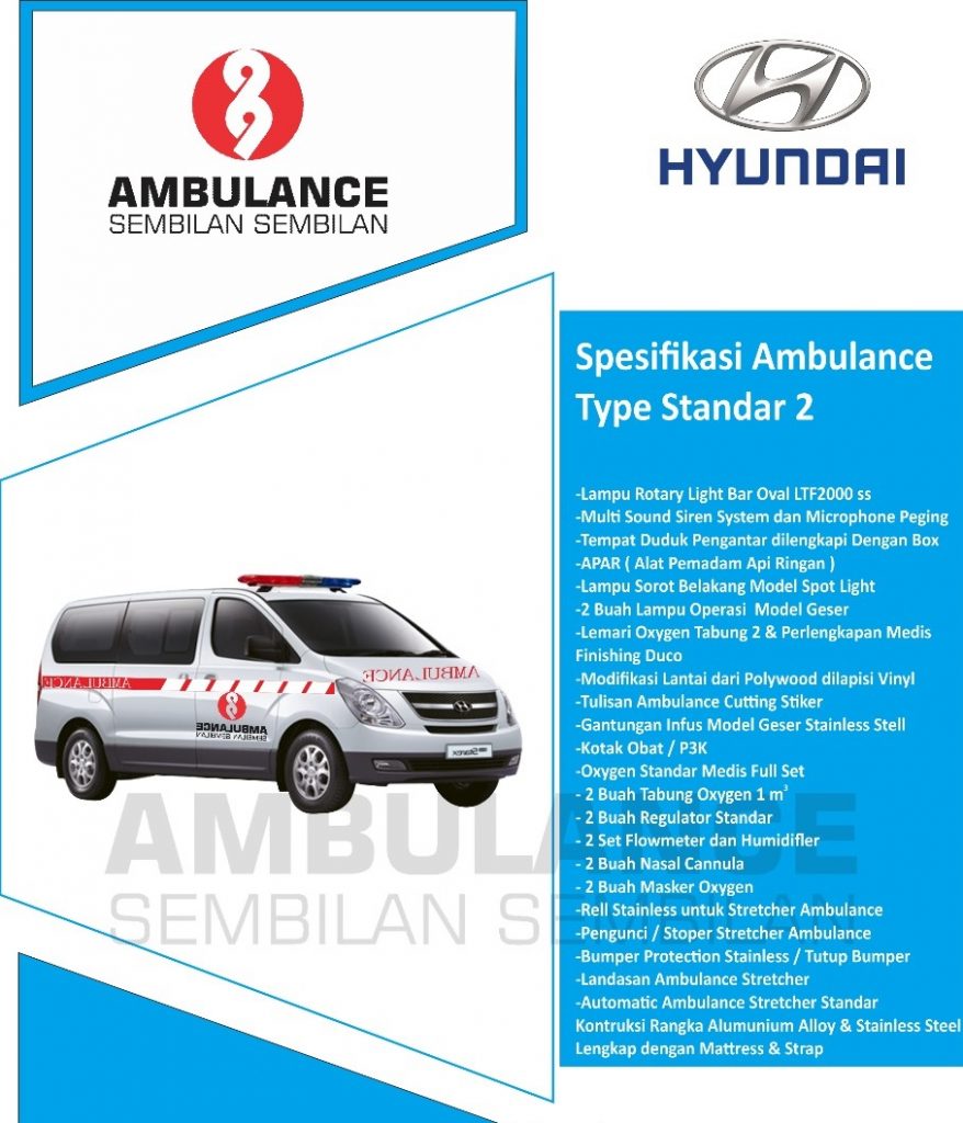 Harga Ambulance Hyundai Starex Mover