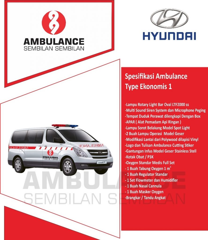 Karoseri Ambulance Hyundai Starex Mover